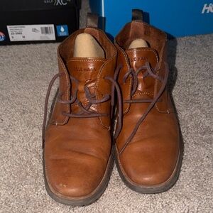 Cole Haan Men's Tan Leather Chukka Boots
